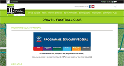 Desktop Screenshot of draveil-football-club.com
